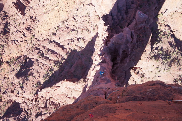 climbing titan, moab